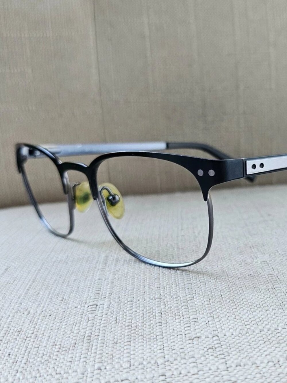 Blue Moon Women Eyeglasses Frame Black/Gunmetal Tone Eyewear BM6001 Glasses